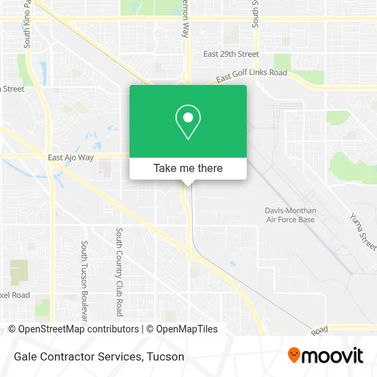 Gale Contractor Services map