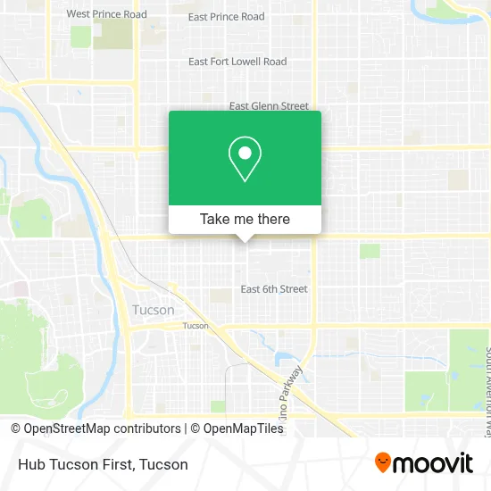 Hub Tucson First map