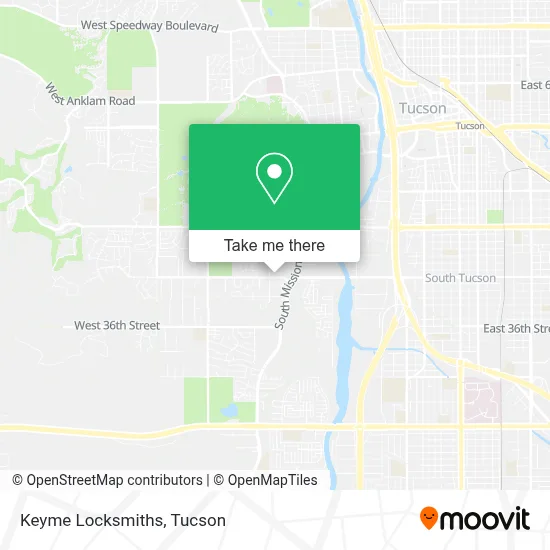Keyme Locksmiths map
