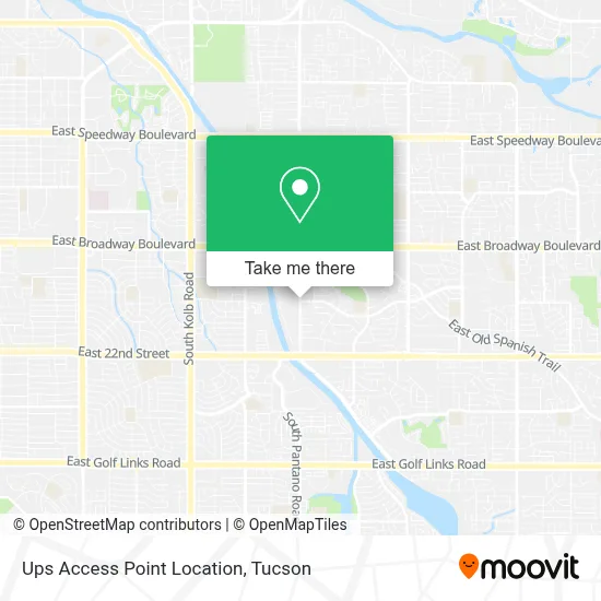 Ups Access Point Location map
