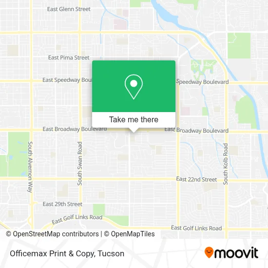 Officemax Print & Copy map
