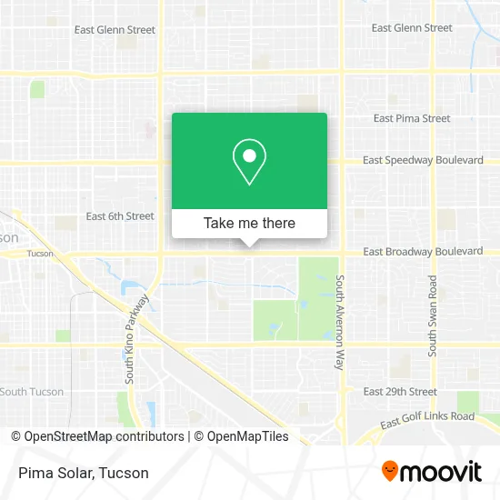 Pima Solar map