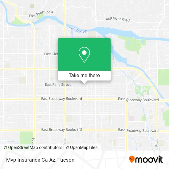 Mvp Insurance  Ca-Az map