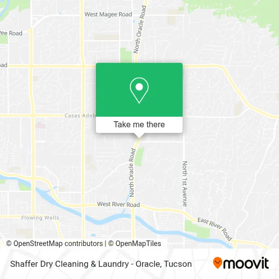 Shaffer Dry Cleaning & Laundry - Oracle map
