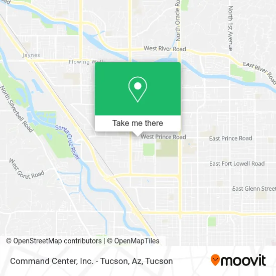 Command Center, Inc. - Tucson, Az map