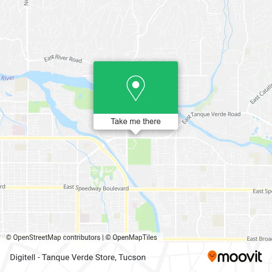 Digitell - Tanque Verde Store map