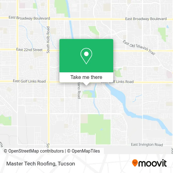 Master Tech Roofing map