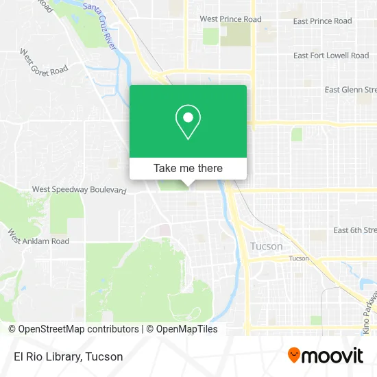 El Rio Library map