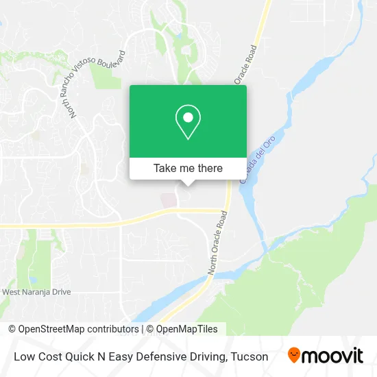 Low Cost Quick N Easy Defensive Driving map