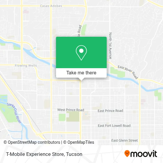 T-Mobile Experience Store map