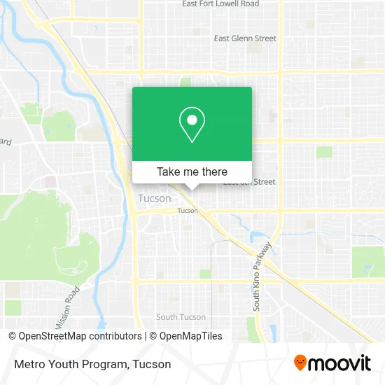 Metro Youth Program map