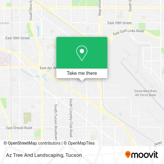 Az Tree And Landscaping map