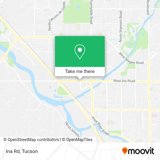 Ina Rd map