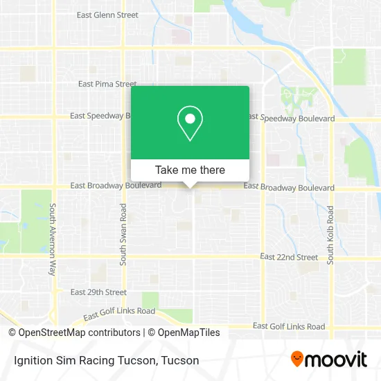 Ignition Sim Racing Tucson map