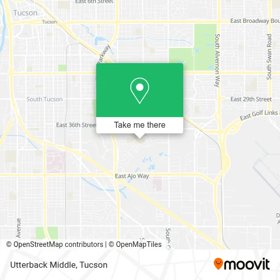 Utterback Middle map