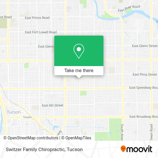 Switzer Family Chiropractic map