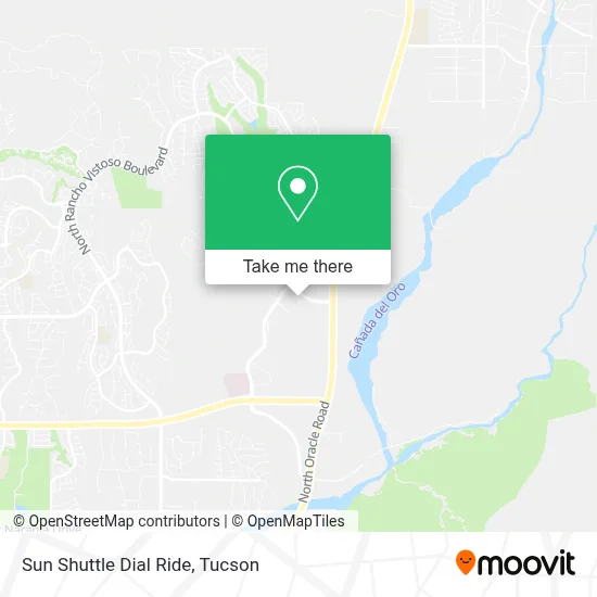 Sun Shuttle Dial Ride map