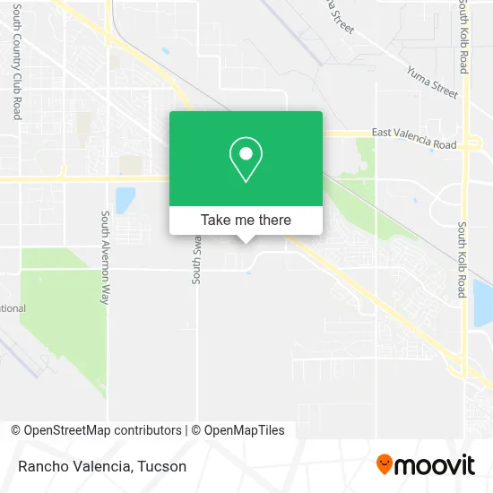Rancho Valencia map