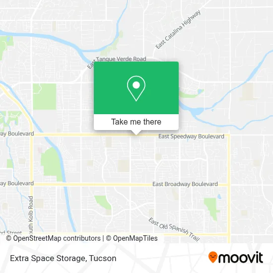 Extra Space Storage map