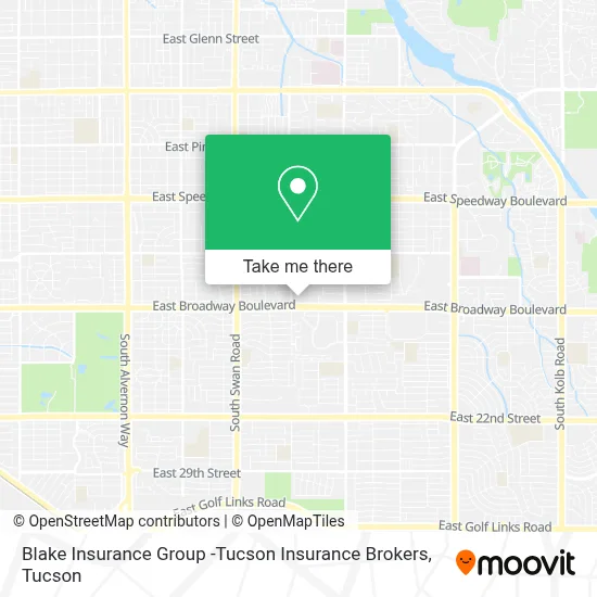 Blake Insurance Group -Tucson Insurance Brokers map