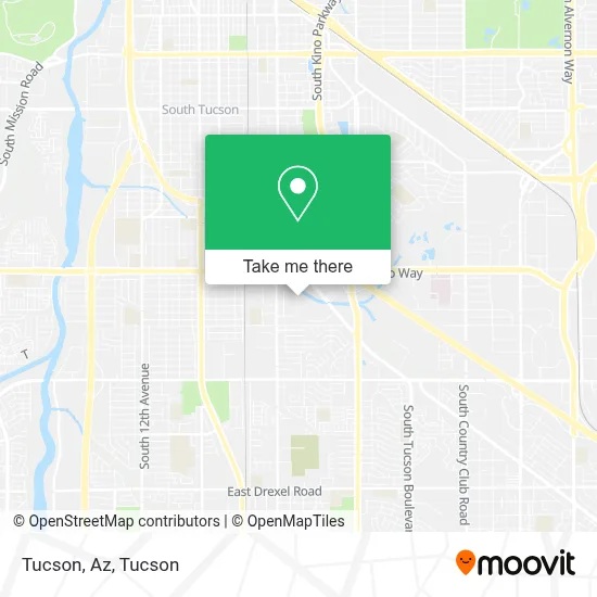 Tucson, Az map