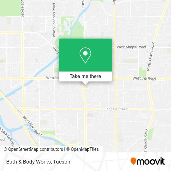 Bath & Body Works map