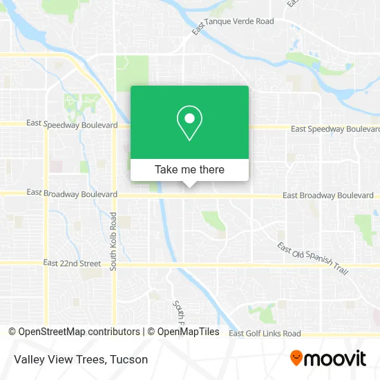 Valley View Trees map