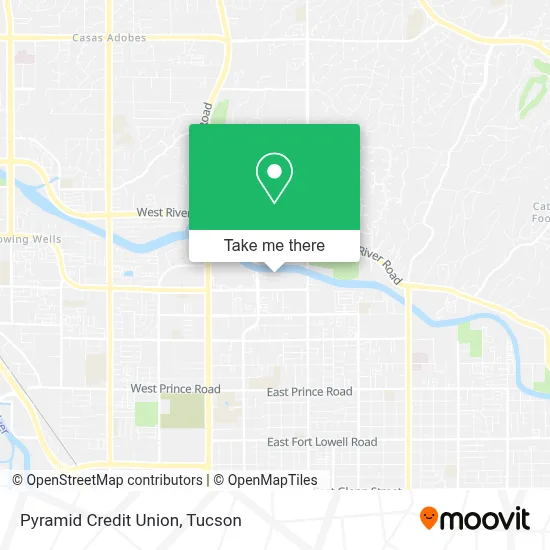 Pyramid Credit Union map