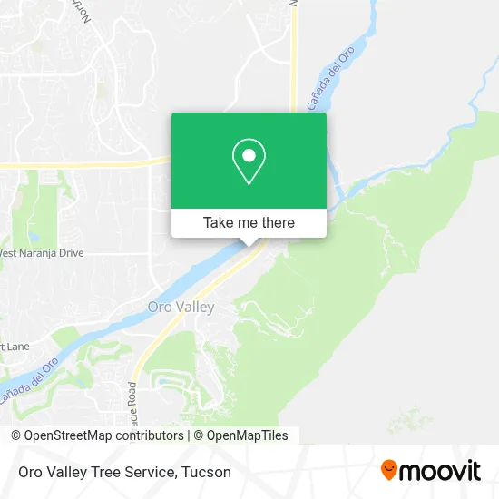 Oro Valley Tree Service map
