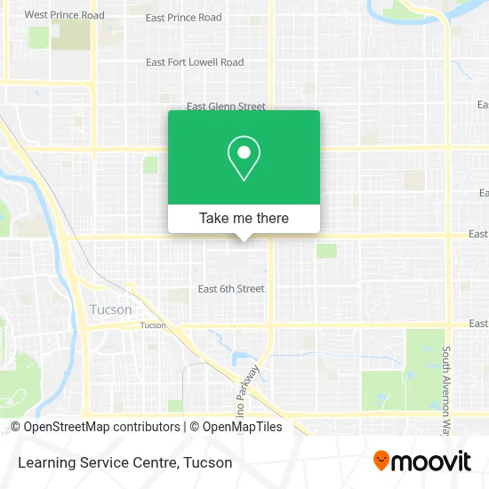 Learning Service Centre map