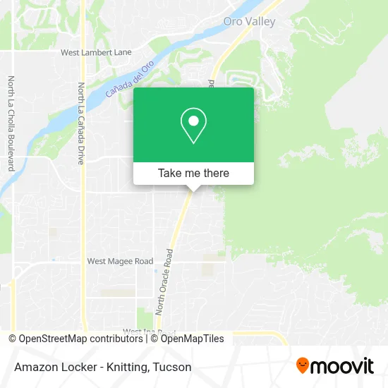 Amazon Locker - Knitting map