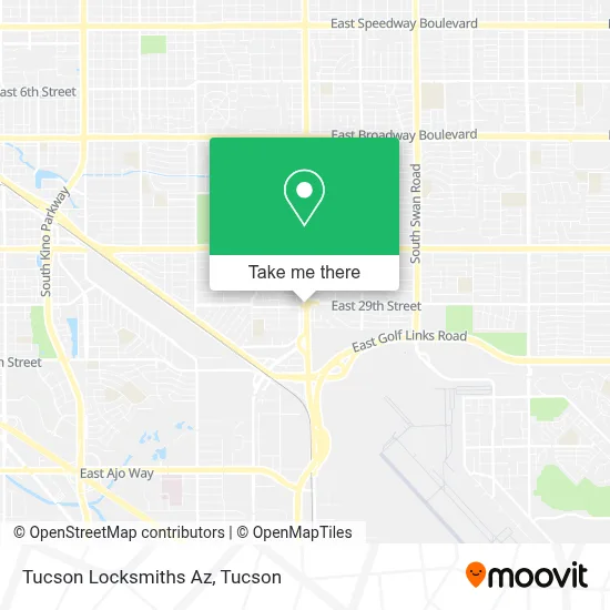 Tucson Locksmiths Az map