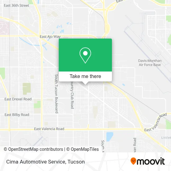 Cima Automotive Service map