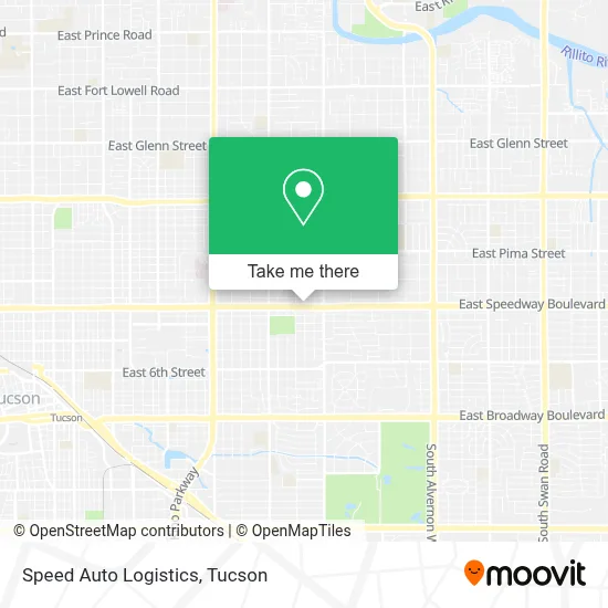 Speed Auto Logistics map