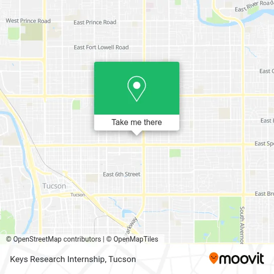Keys Research Internship map