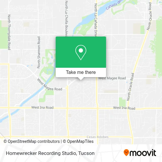 Homewrecker Recording Studio map