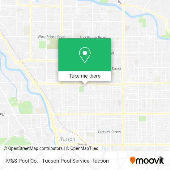 M&S Pool Co. - Tucson Pool Service map