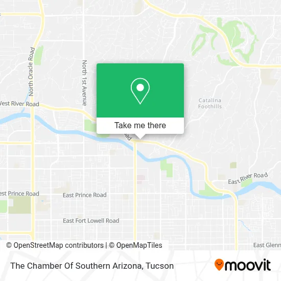 The Chamber Of Southern Arizona map
