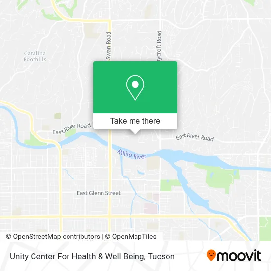 Unity Center For Health & Well Being map