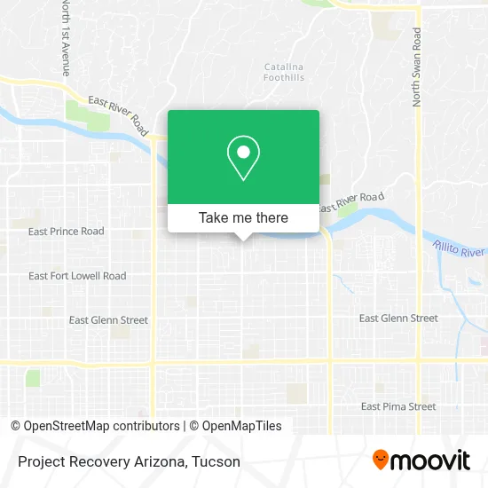 Project Recovery Arizona map
