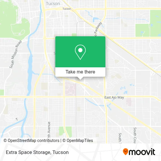 Extra Space Storage map