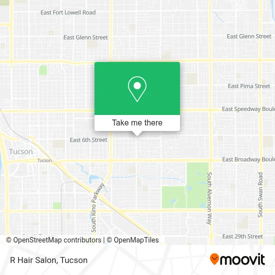 R Hair Salon map