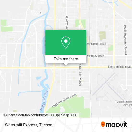 Watermill Express map