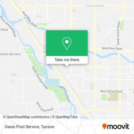 Oasis Pool Service map