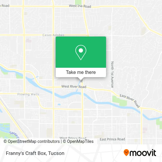 Franny's Craft Box map
