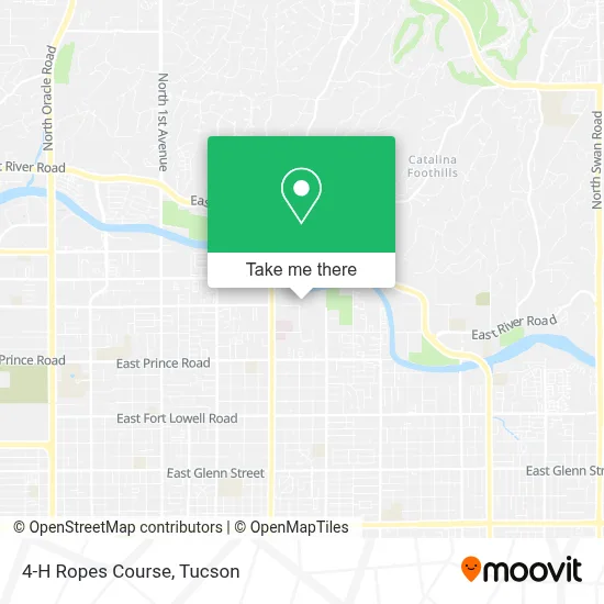 4-H Ropes Course map