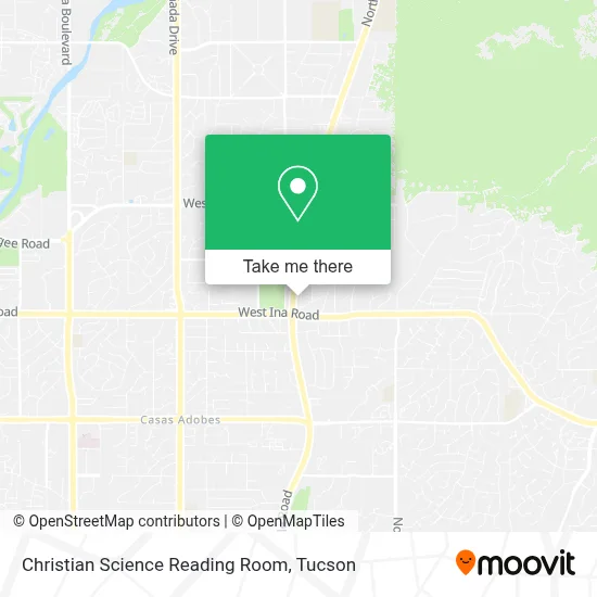 Christian Science Reading Room map