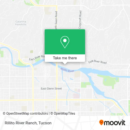 Rillito River Ranch map