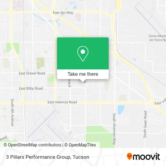 3 Pillars Performance Group map