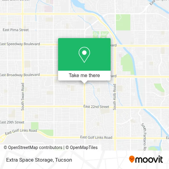 Extra Space Storage map